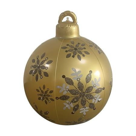 TOOAD Boule de Noël Gonflable en PVC - Décoration de Noël Gonflable