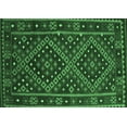 thumbnail image 1 of Ahgly Company Indoor Rectangle Southwestern Emerald Green Country Area Rugs, 6' x 9', 1 of 4