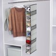 thumbnail image 2 of ZOUSSIQI Wardrobe Storage Bag 10-Layer Closet Shelf Hanging Clothes Shoes Holder Rack Organizer Grey JU316-49284, 2 of 13