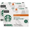 Starbucks Coffee K-Cup Pods With Caffeine Naturally Found In Coffee Extracts, 10 Ct K-Cup Pods Per Box (Medium Roast) (Pack Of 2)