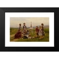 thumbnail image 2 of César Pattein 18x13 Black Modern Framed Museum Art Print Titled - The Young Artists (1902), 2 of 5