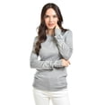 thumbnail image 1 of Sueter manga con perlas Roman Fashion /Juvenil, 9258 (Gris) gris CH, 1 of 5