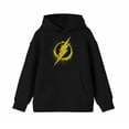 thumbnail image 2 of Flash Logo Youth Black Hoodie-Medium, 2 of 4