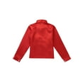 thumbnail image 4 of Yruioon Kids Boys Glittery Sequined Hip Hop Jazz Dance Shirts Performance Costume Spread Collar Tops Red 10-12, 4 of 6