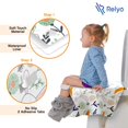 thumbnail image 3 of Cubierta desechable para asiento de inodoro Relyo, paquete de 20 para viaje, 3 of 7