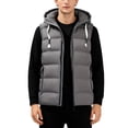 thumbnail image 1 of Ceisia Men's Heated Hooded Gilet Warm Quilted Sleeveless Casual Outerwear Winter Thermal Fashion Coat for Teens and Adults Gift, 1 of 9