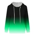 thumbnail image 5 of Cmfcve Women's Novelty Sweatshirts Gradient Print Button Athletic Hoodies Long Sleeve Pocket Pullover Track Jackets, 5 of 5