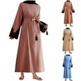 thumbnail image 1 of Gspmoly Robes pour Femmes, Robe à Paillettes à Col Rond pour Femmes pour le Printemps et l'Été, Manches Courtes, Grande Robe, Robes de Soirée pour Femmes, Offres des Fêtes, 1 of 9