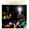 thumbnail image 4 of Bombilla De Lámpara LED, Buena Compatibilidad 700LM 6500K 12-60V 7W Bombilla De Trabajo Inalámbrica De Alto Brillo Con Adaptador De Batería Para Iluminación Interior Y Exterior, 4 of 7