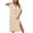 Beige, variant on Luxalzxs Sexy Beach Cover Ups for Women Caftan V-Neck Short Sleeve Sheer Kaftan Dresses Swimsuit Bathing Suit Coverups