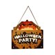 thumbnail image 1 of Fiudx Letrero de Madera de Halloween, Diseño de Calabaza Espeluznante, Decoración Colgante con Luz Led, Fácil de Colgar En Puertas, Paredes y Porches, Perfecto para Halloween y Acción de Gracias, Tam, 1 of 6