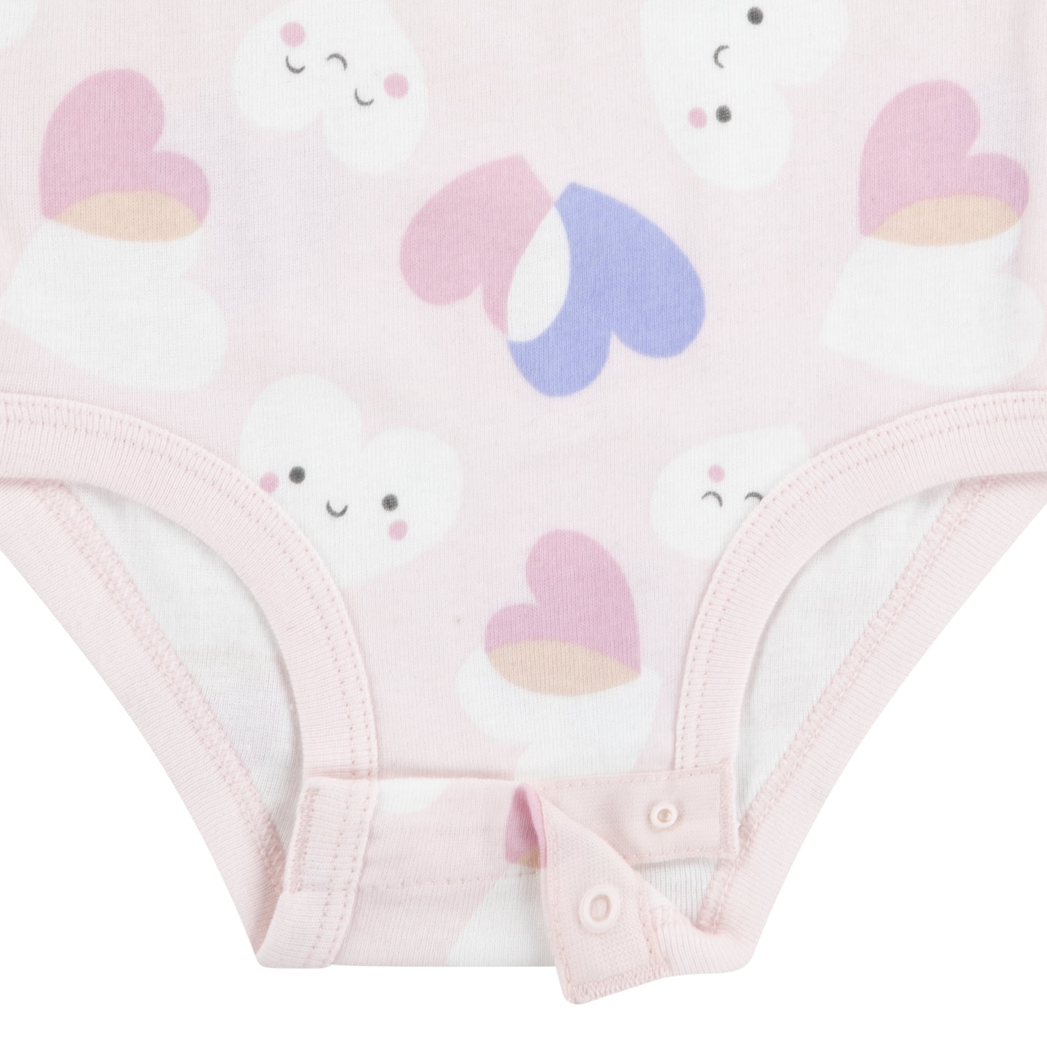 Huggies Baby Girls 3-Pack Bodysuit Set, Sizes NB-18M