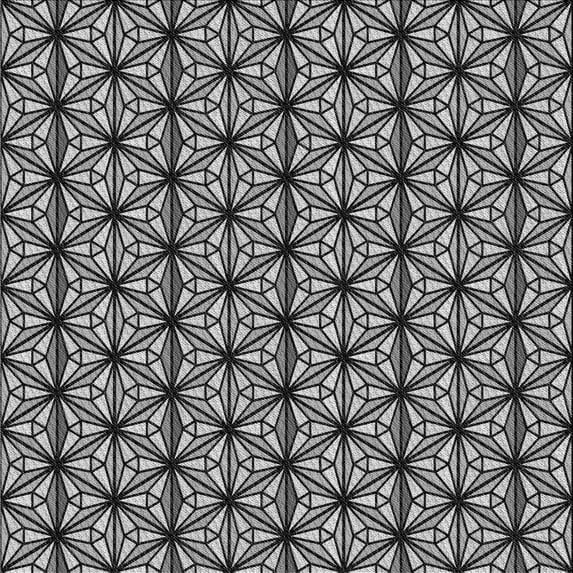 Ahgly Company Indoor Square Patterned Silver Gray Area Rugs, 7' Square