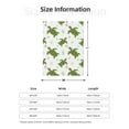 thumbnail image 5 of Sigee Cute Turtle for Flannel Blanket - Ultra-Soft, Warm and Cozy, Perfect for Couch, Bed, or Travel-60"x50", 5 of 6