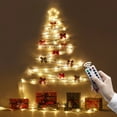 thumbnail image 4 of Morttic 2Pack Christmas String Lights Star Bendable Luminous Christmas Tree Ribbon Lights Decoration for Home Party Xmas, 4 of 9
