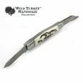 thumbnail image 4 of Wild Turkey Handmade Gentleman's 3 Blade Folding Pocket Collectors Knife EDC, 4 of 5