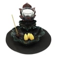 thumbnail image 3 of Ebros Zen Lotus Flower Incense Cone & Stick Burner Candle Holder Figurine, 3 of 9