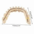 thumbnail image 5 of Smile Snap On False Teeth Upper Lower Dental Veneers Dentures Tooth Cover Setyj51-3, 5 of 5
