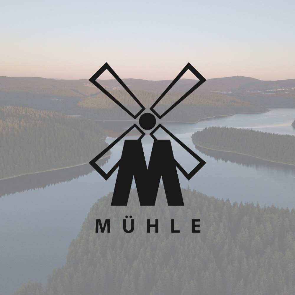 MÜHLE RYTMO Double Edge Safety Razor (Closed Comb) For Men - Perfect for Every Day Use, Barbershop Quality Close Smooth Shave Petrol Blue