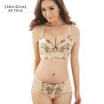 thumbnail image 3 of Minnieouse Sujetador Conjunto de ropa interior Push Up Sujetadores sexy Bordado Mujer Lencería Ropa de dormir Bragas, rojo, 32A / B 70A / B Ropa interior color de piel 38/85 (AB) Minnieouse AP000830-20, 3 of 6