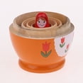 thumbnail image 4 of 5Pcs Wooden Russian Nesting Dolls Hand Painted Toys, 4 of 7