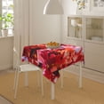 thumbnail image 4 of Wukai Autumn Maple Leaves Waterproof Tablecloth for Kitchen Dining, Fits Square Tables for 2-4 Seats -54"x54", 4 of 7