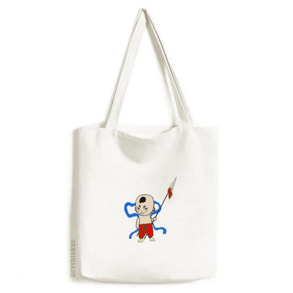 Kid Red Mythology Tote Canvas Bag Shopping Satchel Casual Handbag
