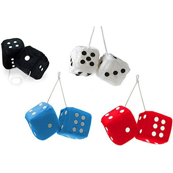 Fuzzy Dice Car Mirror