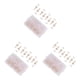 thumbnail image 1 of Methold 60 Pieces Transparent Rose Gold Push Wall Studs Flat-headed Calendar Map Photo Projects Office Craft Pin Tacks Home Type1 NO1, 1 of 6