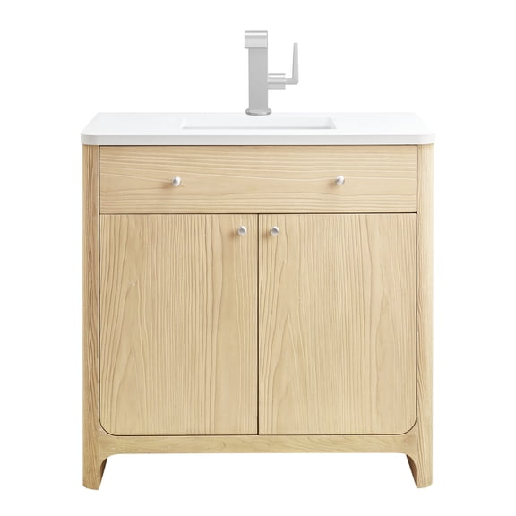 James Martin Vanities D125-V36-CSD-3WZ Gracyn 36" Free Standing Single Basin Poplar Wood