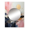 thumbnail image 2 of Designart "Modern Liquid Shapes in Gold and Pink III" Abstract Modern Shapes Mirror Wall Decor - Modern Gold Abstract Mirror Wall Art For Bathroom - 32" x 24" Inch, 2 of 5