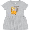 thumbnail image 3 of Inktastic My Mimi Loves Me Girls Baby Dress, 3 of 5