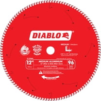 Diablo Tools D1296N 12" x 96-Teeth Saw Blade for Medium Aluminum DBL-D1296N