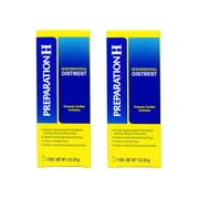Preparation H Hemorrhoid Symptom Treatment Ointment, Itching, Burning & Discomfort Relief, Tube (1.0 oz) - 2 Pack