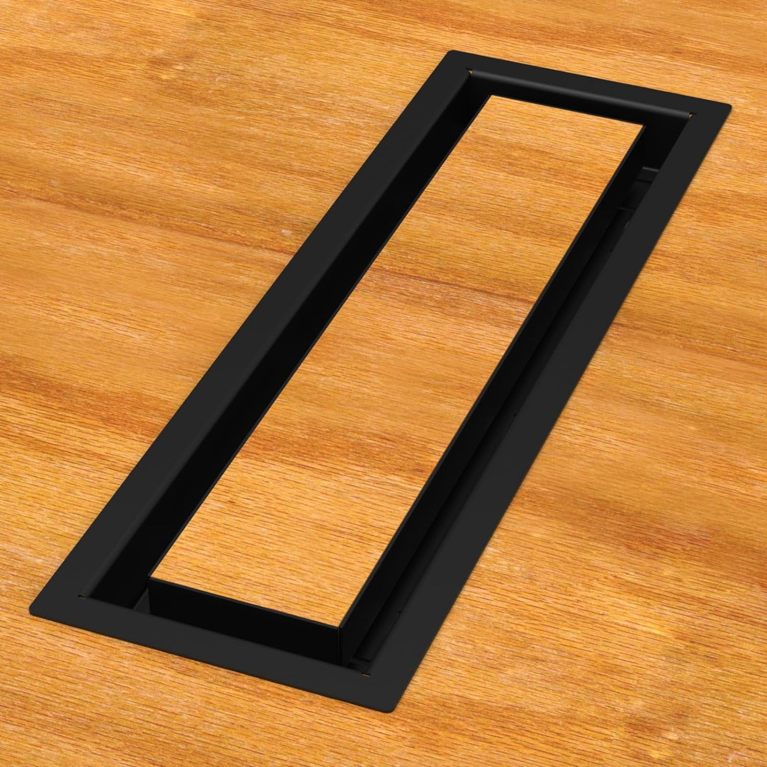 4x10-Classic, Floor-Matching Heavy-Duty Metal Vent Cover, Floor Register, White, Made in Canada