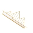 thumbnail image 4 of WHAMVOX Creative Iron and Timber Storage Stand for Home Use Golden Color Fits Various Scenes 13.8x6.3x47.2 Inches, 4 of 8