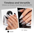 thumbnail image 2 of modelones Gel Nail Polish 6 Colors Black White Silver Gray Cat Eye Glitter Shimmer Magnetic Hema& TPO Free Gel Polish Kit Soak Off UV LED DIY Winter Nail Art Manicure Salon Home Gifts for Women Girls, 2 of 8