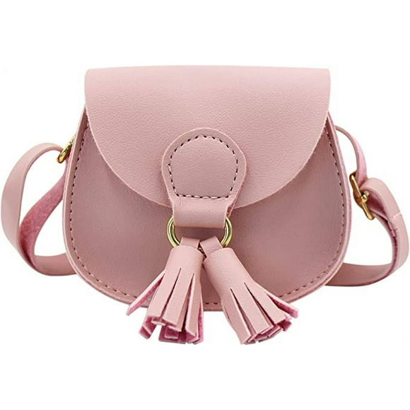 Kids Girls Toddler Mini Shoulder Purse Crossbody Bag with Tassel