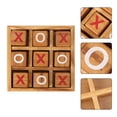 thumbnail image 3 of 1 Set Tic Tac Toe Wooden Board Games Parent-Child Intelligence Leisure Game Toy, 3 of 8