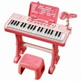 thumbnail image 2 of Kids' 24-Key Electronic Piano Toy with Table Legs - Educational Musical Instrument for 4-6 Year Olds, Enhances Intelligence & Hand-Eye Coordination, Interactive Learning Gift for Boys & Girls, Deluxe, 2 of 6