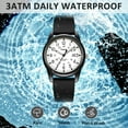 thumbnail image 6 of Mens Watches Classic Quartz Watch for man with Calendar and Luminous hands- The Perfect Gift for Men, 6 of 9