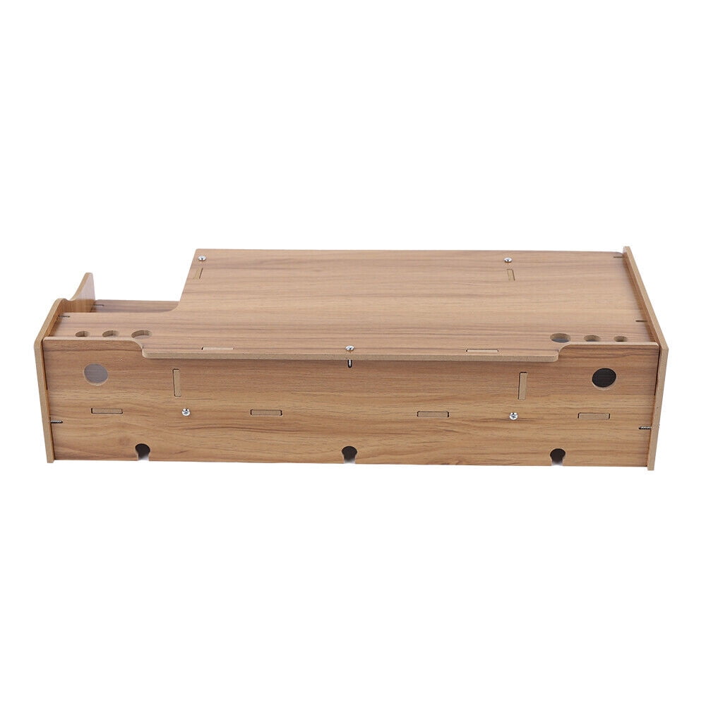 Wood Desk Organizer Monitor Riser with Drawer Computer Laptop PC Stand Desk Rack,18.8" X7.87" X4.13"