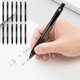 thumbnail image 1 of Gel Pens 12 Pcs 0.5mm Blacks Ink Pens Fine Point Smooths Writing Pens For Journaling Note Takings Cute Office School Supplies Gifts For Wome 2ml, 1 of 7