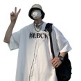 thumbnail image 1 of Camiseta de media manga para hombre, Camisa de manga corta para hombre, Camisa de manga corta para hombre, Blusa informal para hombre, Diseño personalizado, 1 of 9