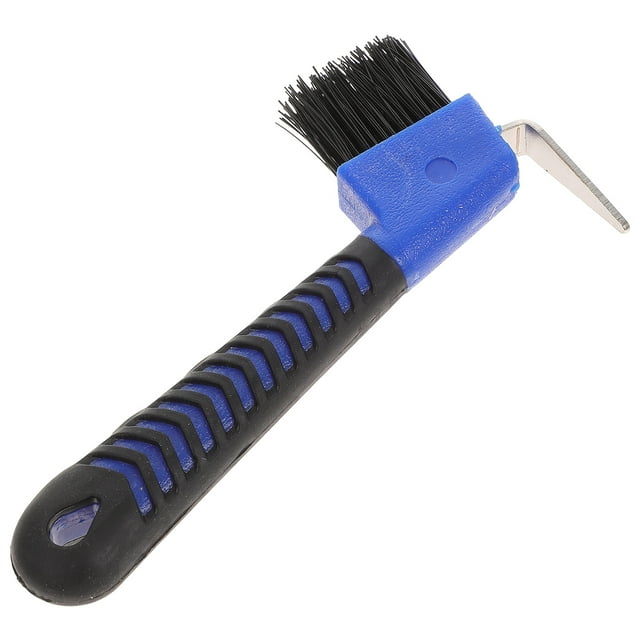 Púa para cascos de goma de lujo con agarre suave y herramientas de aseo para caballos (color aleatorio)