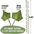 thumbnail image 4 of 78Ft 12pcs Silk Artificial Ivy Vine Hanging Leaves Plant Greenery Decor Party Home Garden Wedding Wall Decor (Scindapsus), 4 of 5