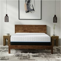 JERFIT Queen Size Mattress, 14 Inch Copper Gel Infused Memory Foam Hybrid Mattress with Cooling Cover, Medium Plush Feel, CertiPUR-US Certified