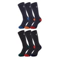 thumbnail image 3 of Chaps Half Cushion Crew 6-Pack Men's, Sock Size 10-13, 3 of 5