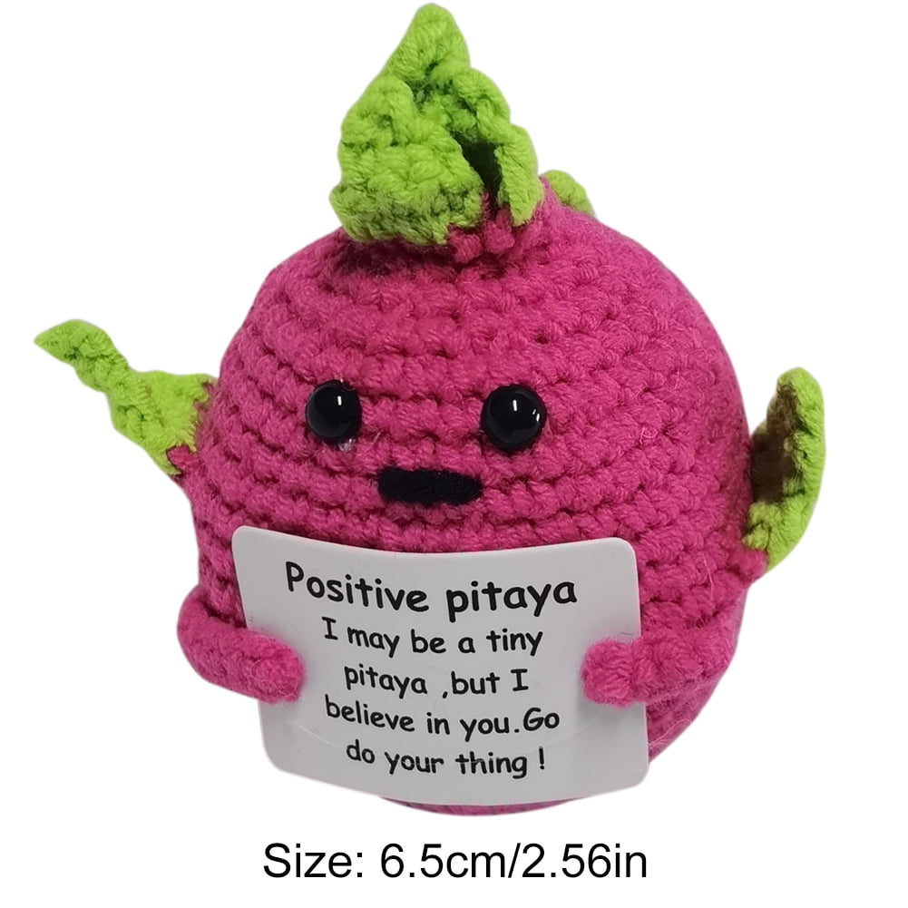 Mini Funny Positive Potato, 3 inch Knitted Potato Brazil