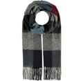 thumbnail image 1 of FRAAS Foulard Color Block Cashmink® - Bleu Marine, 1 of 6